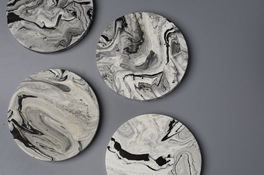 Marbled `Coasters