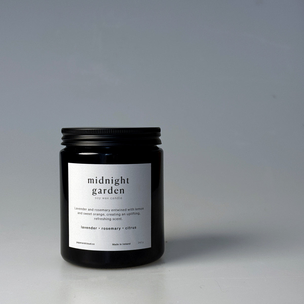Midnight Garden | Violet Glass Candle