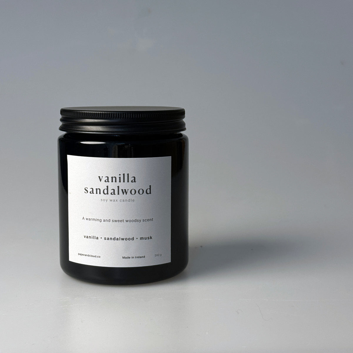 Vanilla Sandalwood Soy Wax Candle