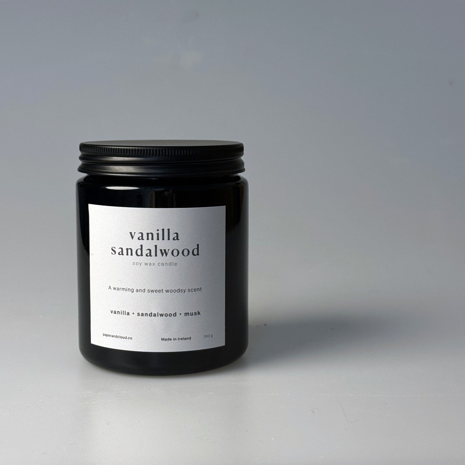 Vanilla Sandalwood Soy Wax Candle