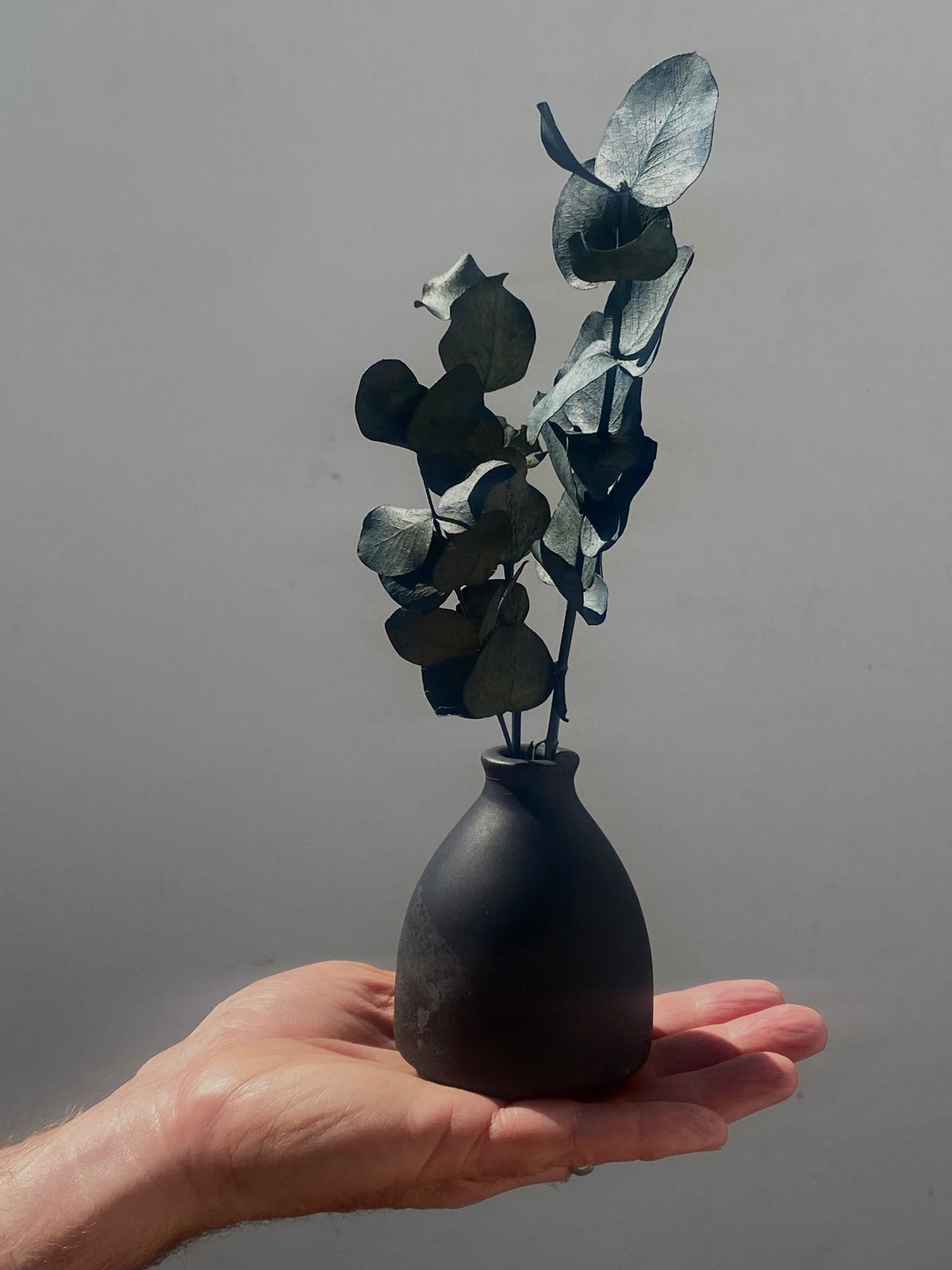 Small Matte Black Vase